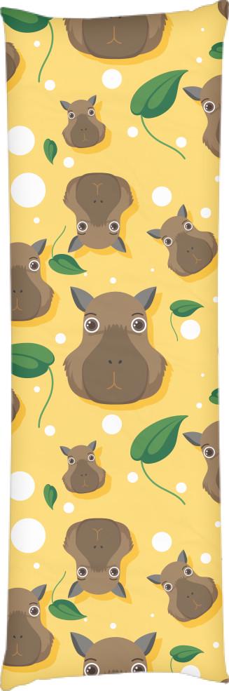 Подушка дакимакура Капибара 40x100 см (13531829) Подушка дакимакура Капибара 40x100 см (13531829)