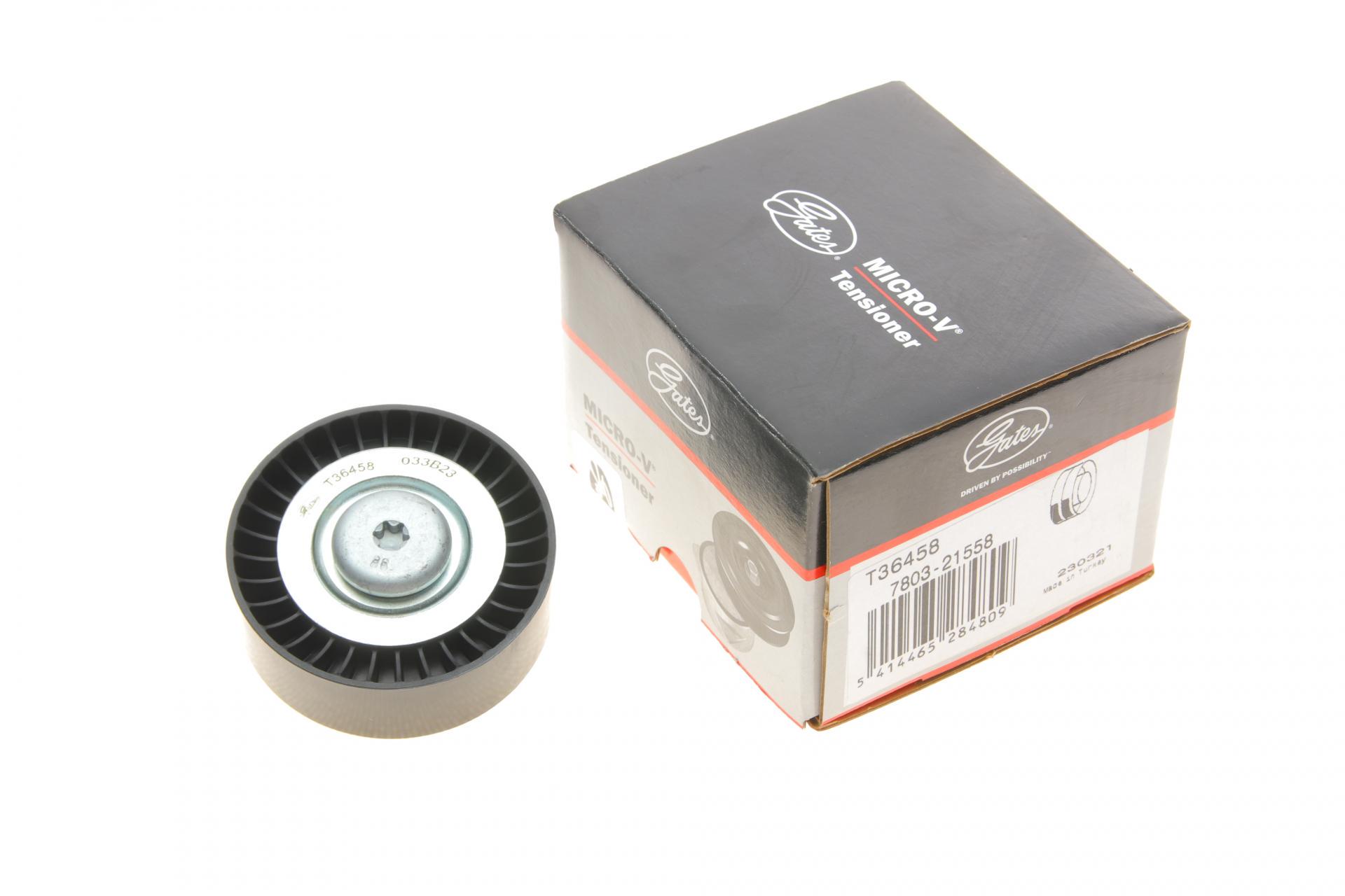 Ролик генератора GATES T36458 Hyundai IX20/I30/Kia Ceed 1.4D-1.7D 08 паразитный 65х22 мм