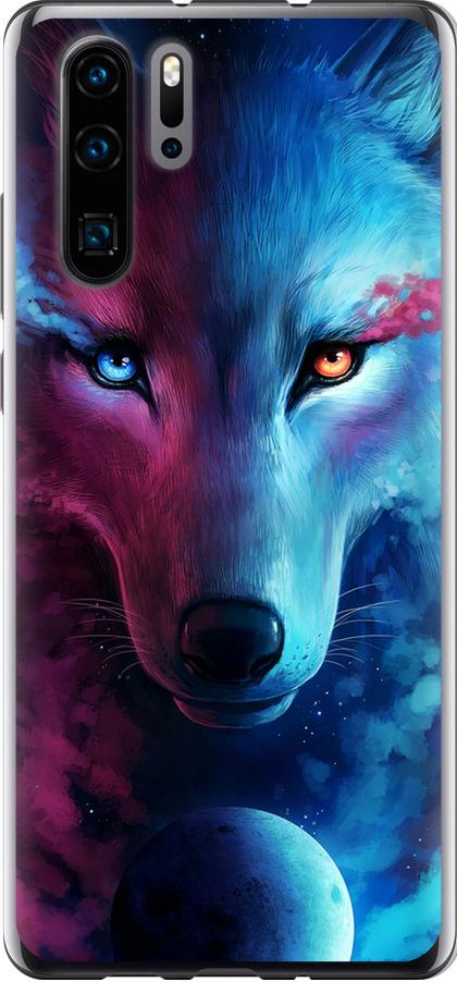 Чехол на Huawei P30 Pro Арт-волк (3999t-1621-42517)