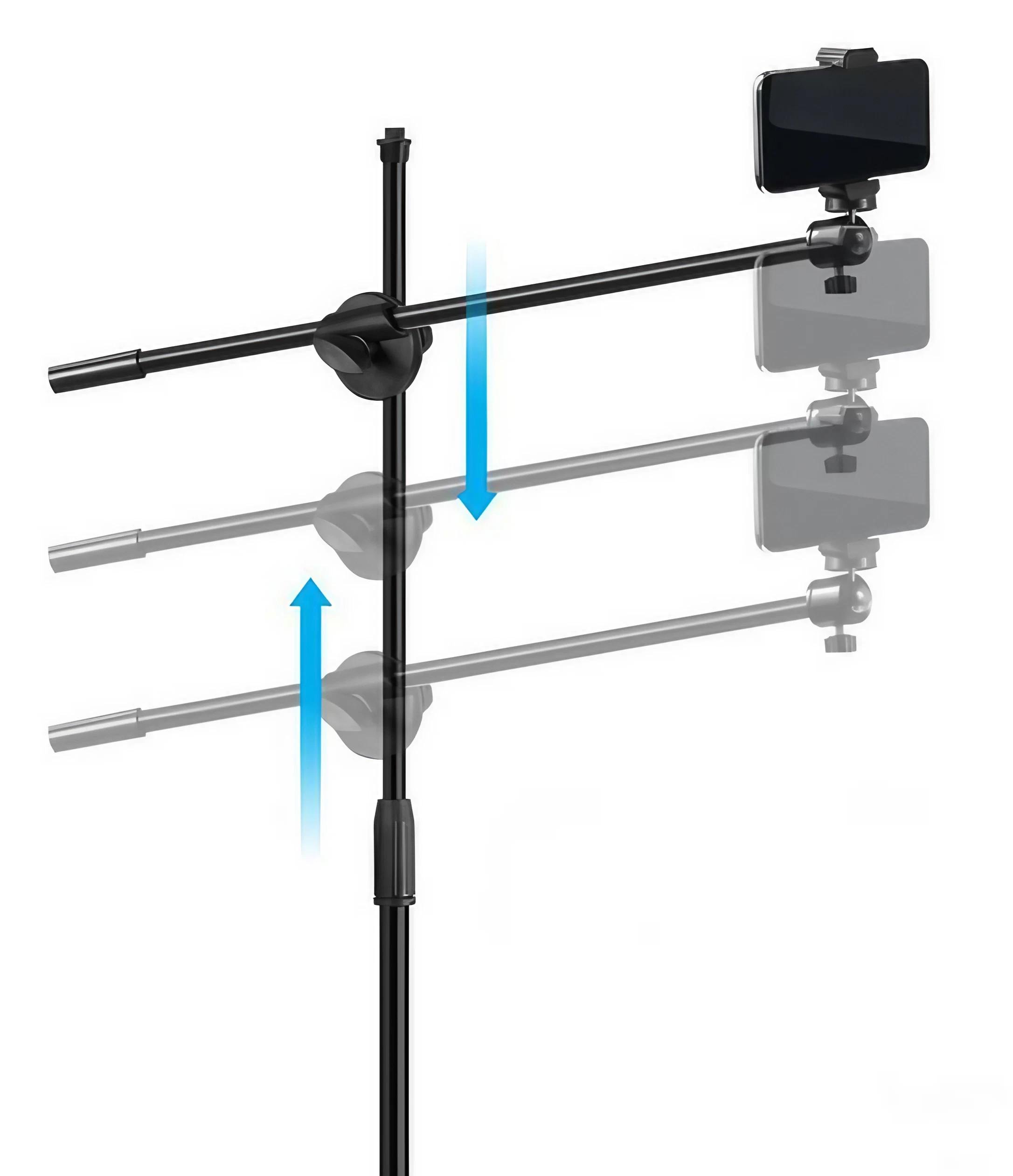 Штатив журавель універсальний 5в1 з тримачем для телефону/фотоапарата на 360 до 190 см (KMT- 786771) - фото 2 Штатив журавель універсальний 5в1 з тримачем для телефону/фотоапарата на 360 до 190 см (KMT- 786771) - фото 2