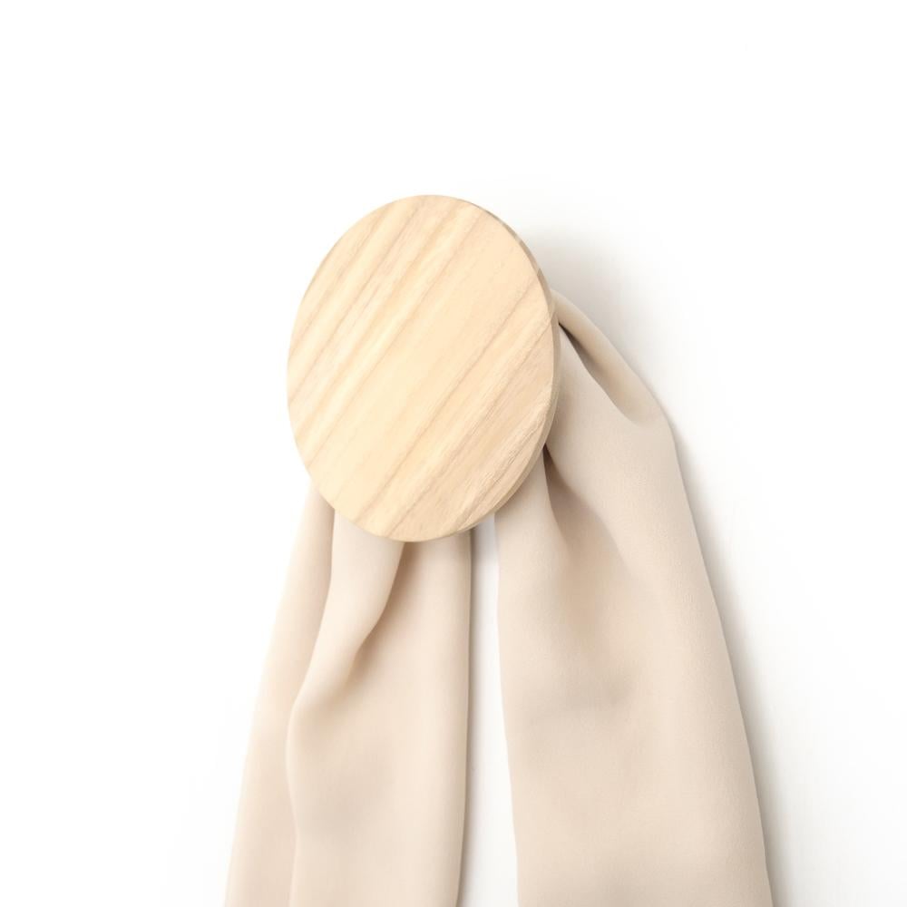 Гачок дерев'яний меблевий для одягу ø90 мм 1 шт. Ясен (48905) - фото 7 Гачок дерев'яний меблевий для одягу ø90 мм 1 шт. Ясен (48905) - фото 7