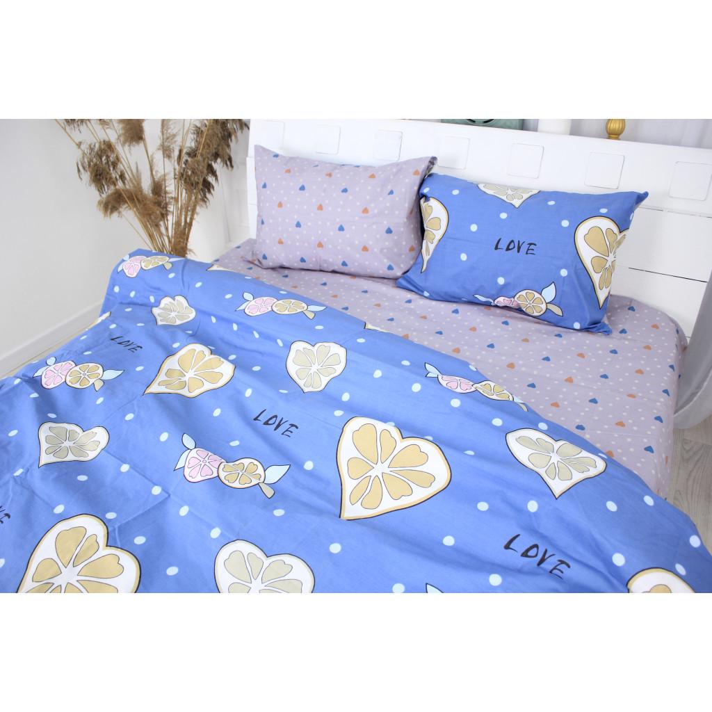 Комплект постельного белья MirSon Premium 17-0470 Love lemon бязь односпальный (217775)