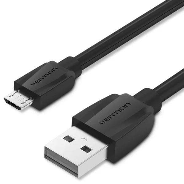 Кабель Vention USB 2.0 AM-Micro BM 3 м Черный (617568)