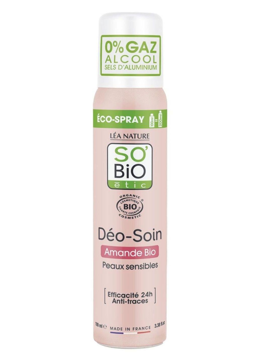 Дезодорант-спрей з мигдальним молочком SO’BiO etic Almond Milk Deodorant Spray 100 мл