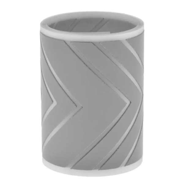 Светоотражающая лента на одежду 5 см x 1 м Серый (М00106)