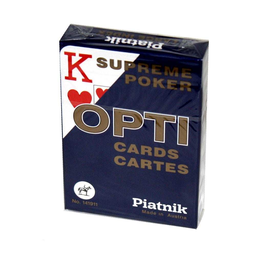 Карти гральні Piatnik Opti Poker з двома великими індексами 55 карт (1419)