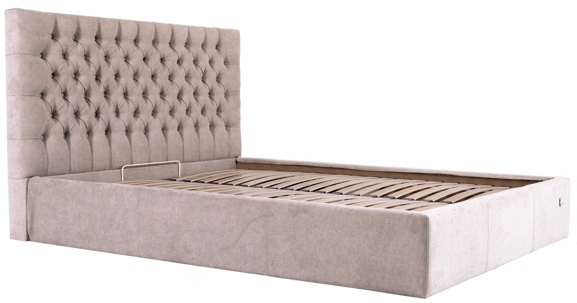 Кровать двуспальная Cambridge Comfort Мисти Mocoo 160х190 см с подъемным механизмом Серый