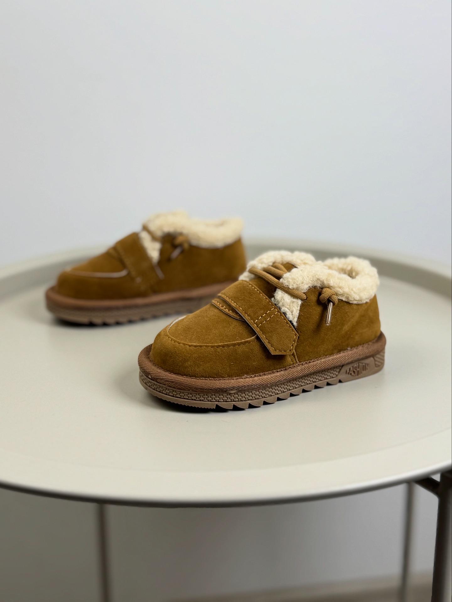 Угги детские зимние 1625 р. 27 Коричневый (29879085)