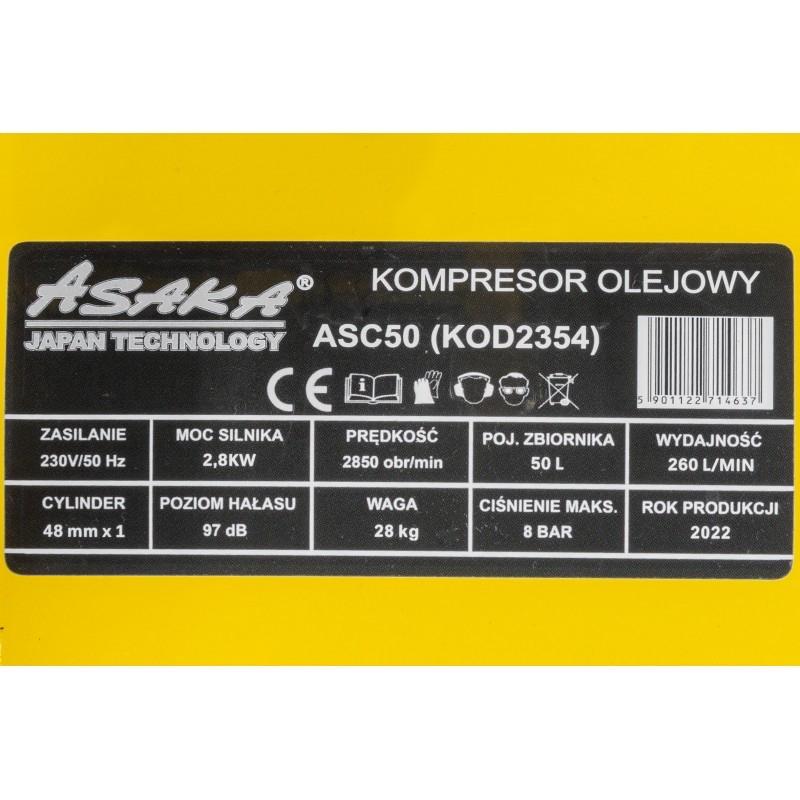 Компресор ASAKA ASC50 50 л - фото 8 Компресор ASAKA ASC50 50 л - фото 8