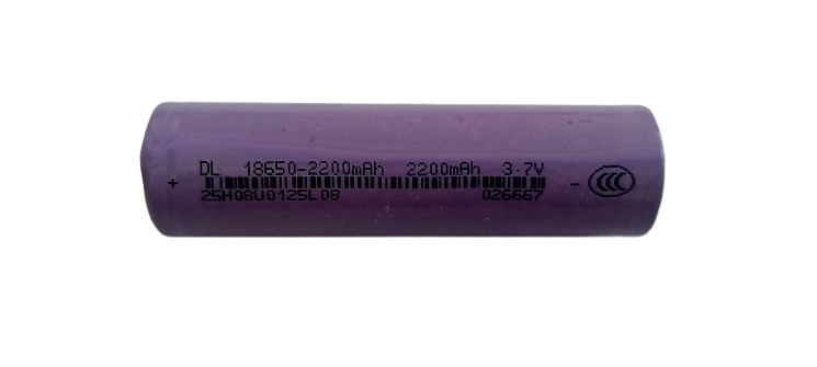 Аккумулятор Li-io 18650 2200 mAh с клеммным выступом (4035)