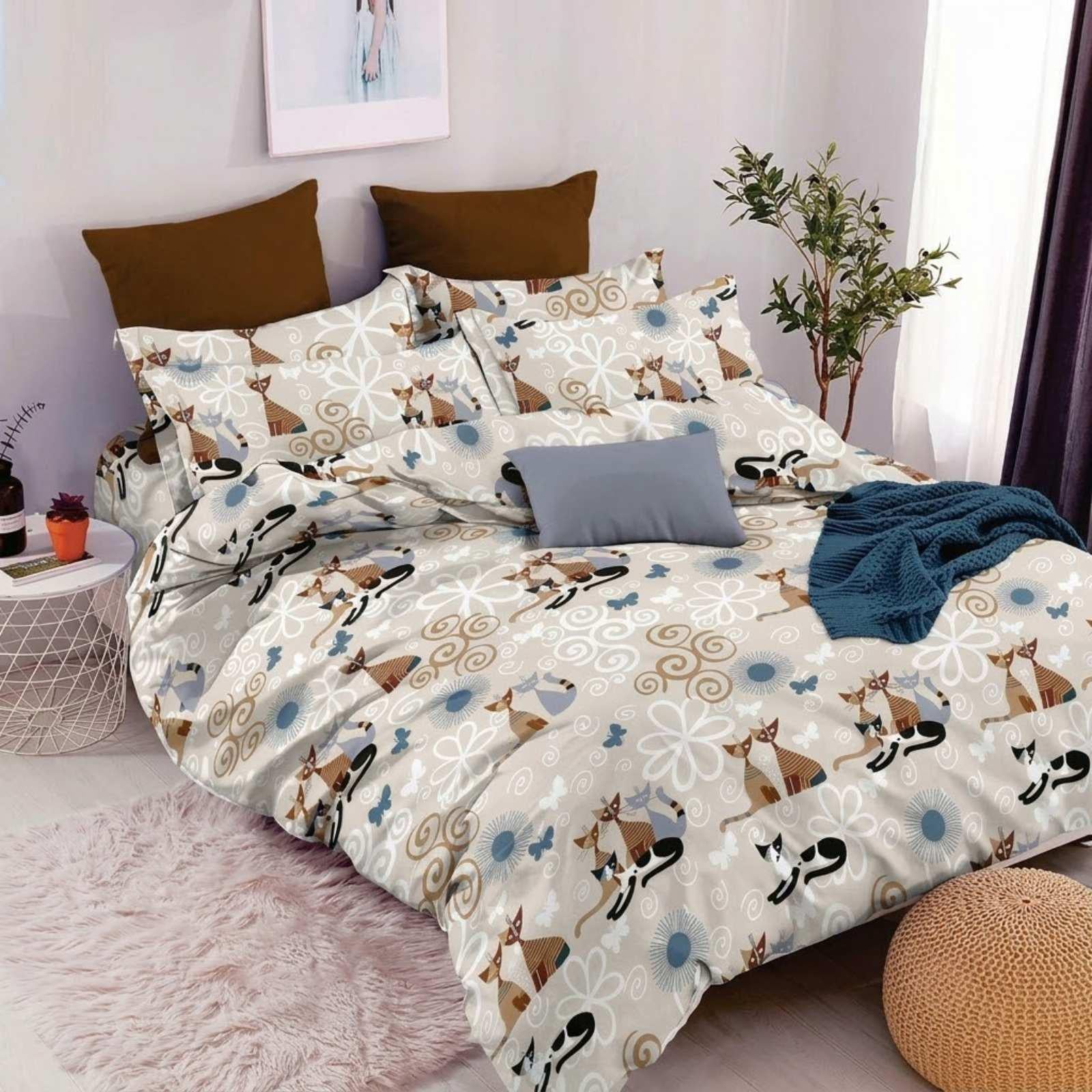 Комплект постельного белья Vital Textile Голд Люкс бязь евро 200х220 см (BLе-1047)