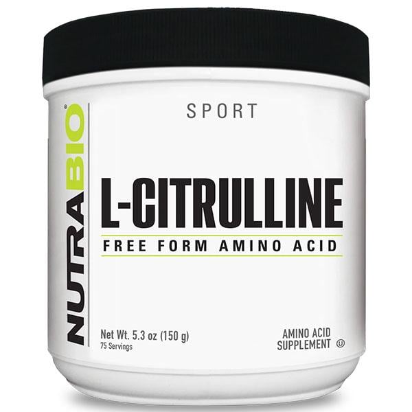 Цитрулин для спорта NutraBio Sport L-Citrulline Powder 150 г 75 порций (000027163)