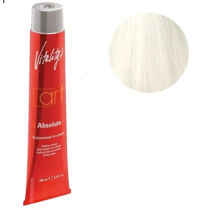 Крем-краска для волос с масляным коктейлем Vitality’s Art Absolute Hair Color Cream 0/0 Безцветная 100 мл