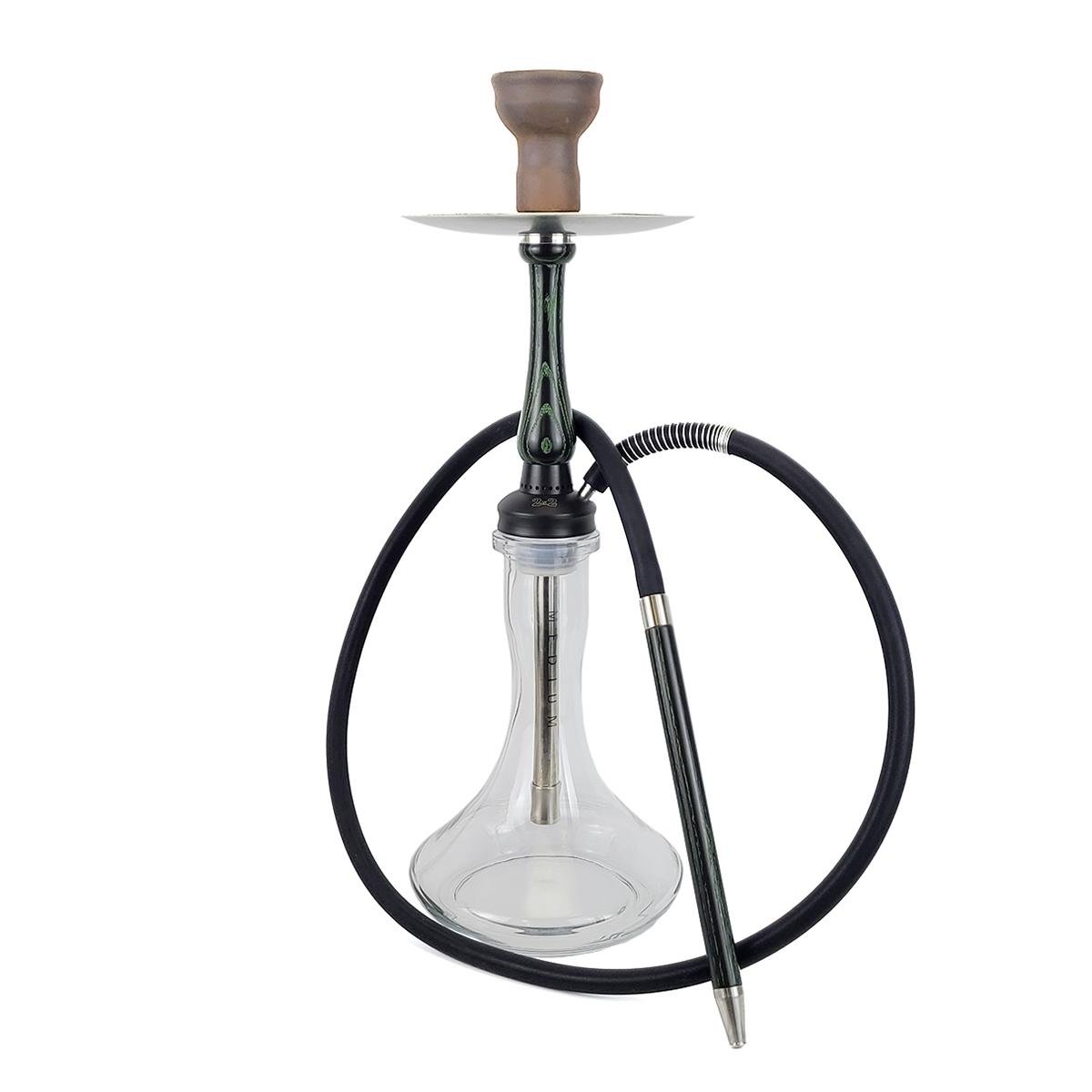 Кальян 2х2 Hookah Medium Green Craft Clear (8204-211)