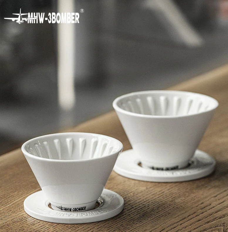 Пуровер керамический MHW-3BOMBER Meteor 155 на 1-2 персоны White (FC5880) - фото 2 Пуровер керамический MHW-3BOMBER Meteor 155 на 1-2 персоны White (FC5880) - фото 2