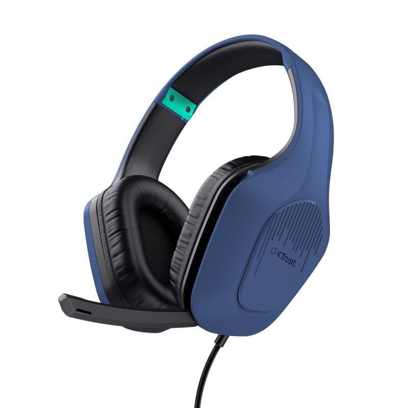 Наушники Trust ZIROX GXT 415 с микрофоном 3,5 мм 2 м Синий (619128)