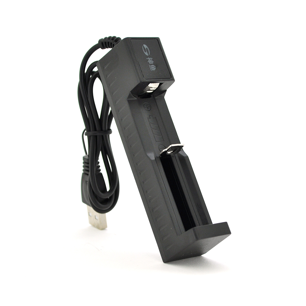 Зарядное устройство VOLTRONIC 18650/26650 Q200 USB для литиевых аккумуляторов 3,6V быстрая зарядка (17254)