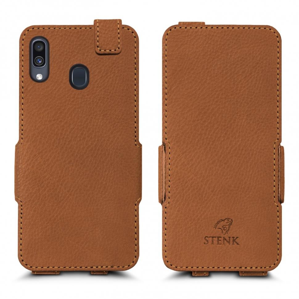 Чехол флип Stenk Prime для Samsung Galaxy A30 Camel (62649)