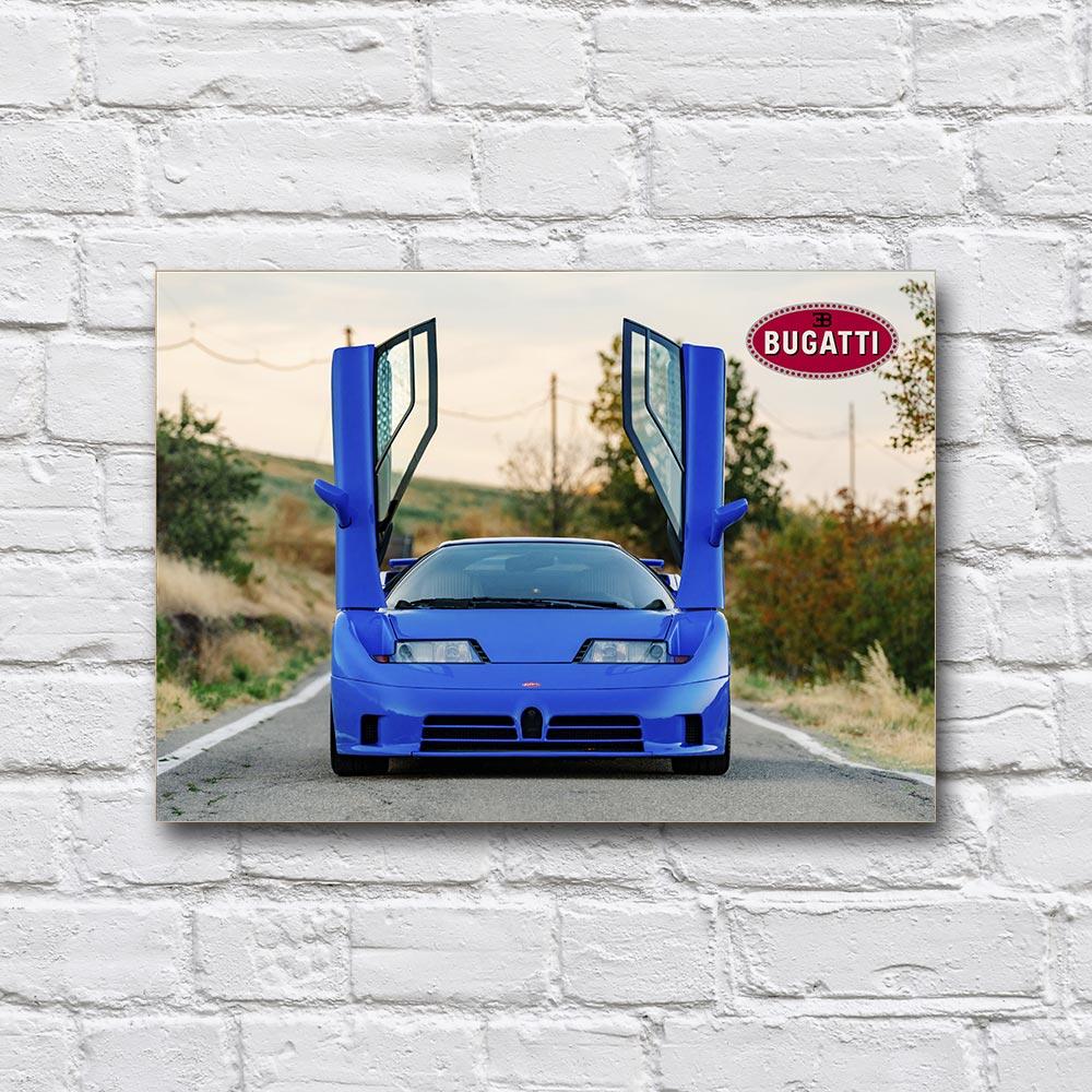 Постер дерев’яний Bugatti EB110 GT 210х297 мм (18169689)