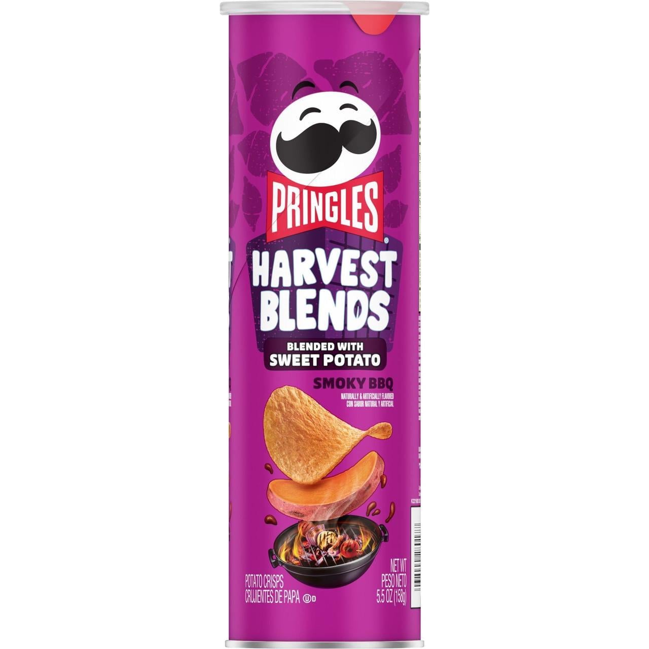Чипси з батату Pringles Harvest Blends Smoky BBQ Potato Crisps Chips 158 г (2035080147)