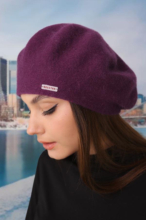 Берет жіночий вовняний Braxton Кристина Фіолетовий (5152/26480087)