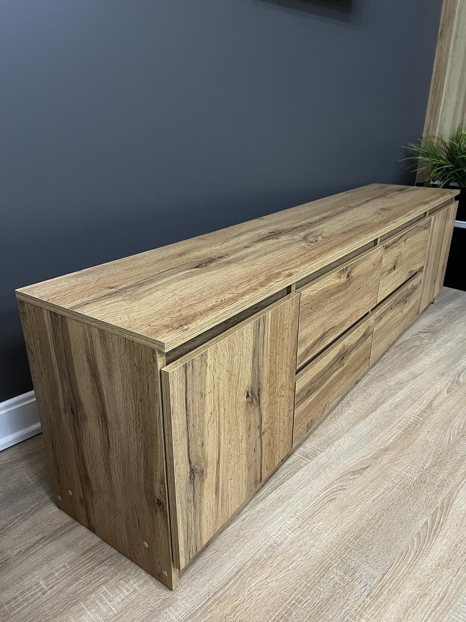 Тумба під ТВ Eверест 1804х510х370 мм Дуб аппалачі - фото 4 Тумба під ТВ Eверест 1804х510х370 мм Дуб аппалачі - фото 4