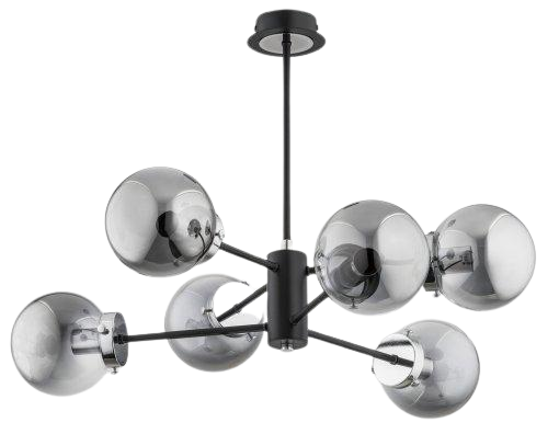 Люстра Alfa Krab современно Black (62117)