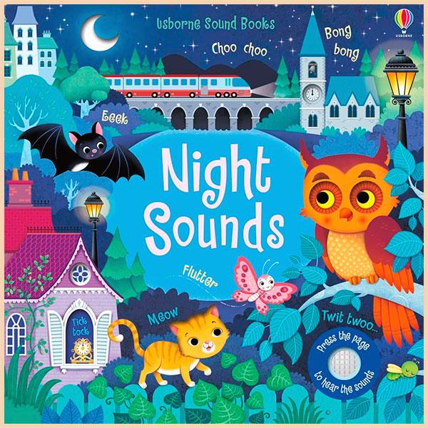 Книга Usborne "Night Sounds" Sam Taplin (ISBN:9781474933414)