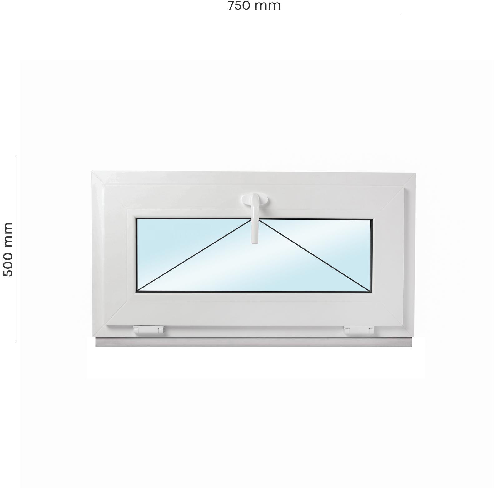 Окно откидное верхнее Framex 400х850 мм Белый - фото 2