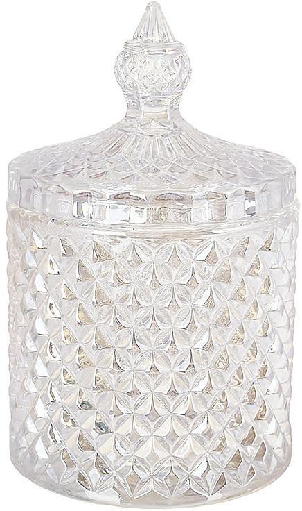 Сахарница стеклянная Crystal Glass со стеклянной крышкой 300 мл