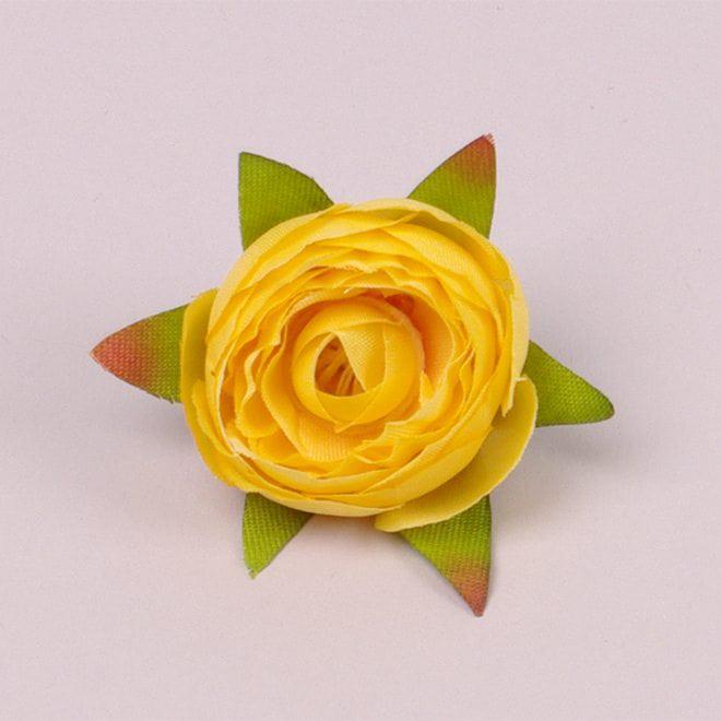 Головка Камелии Flora мини 48 шт. Желтый (22966)