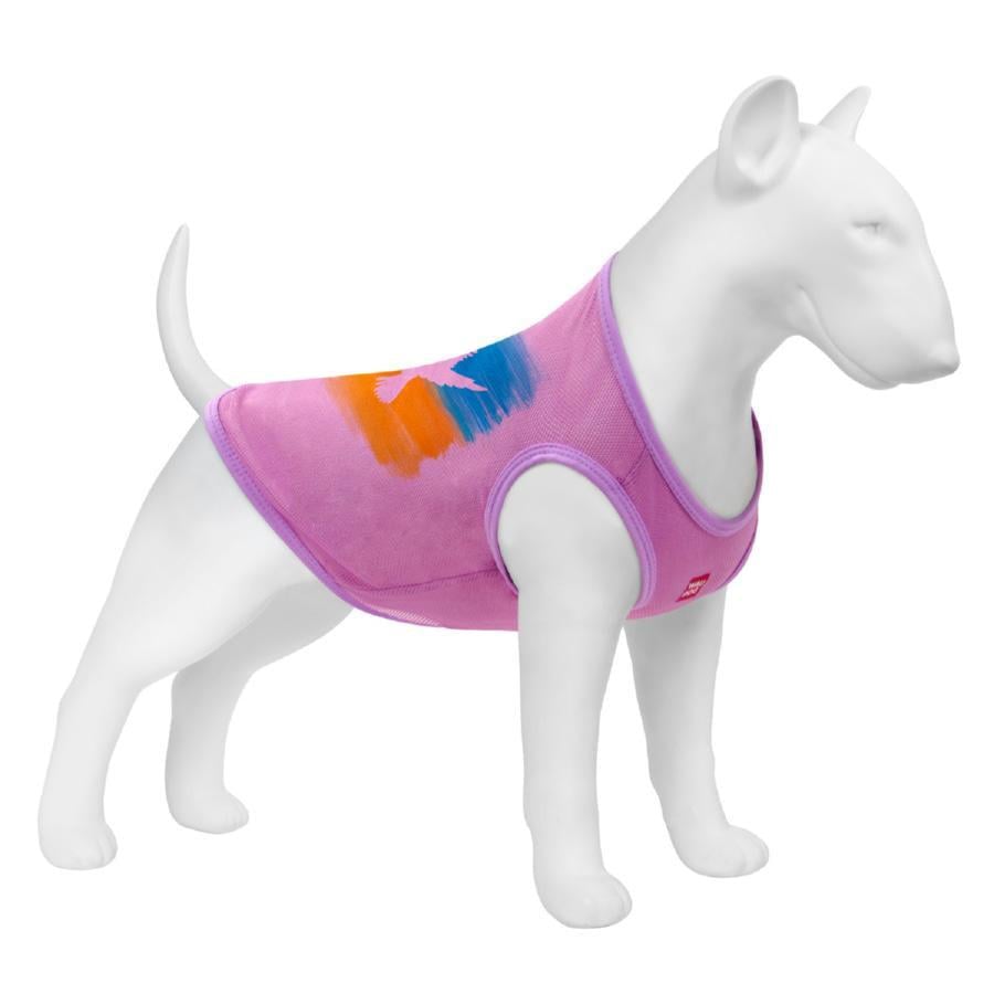 Майка для собак Waudog Clothes Флаг сетка XS B 26-29 см C 16-19 см