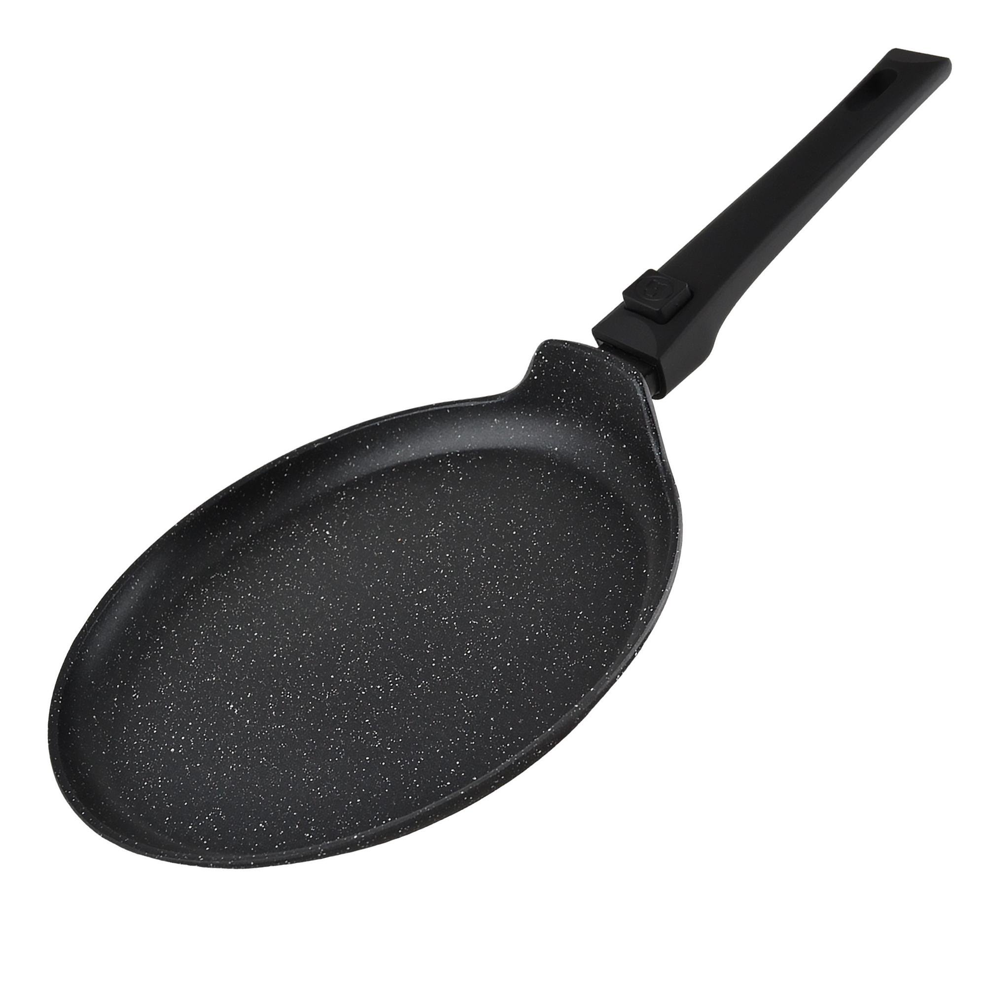 Сковорода для млинців Krauff Transform Vizo кований алюміній зі знімною ручкою 24 см (14952897)