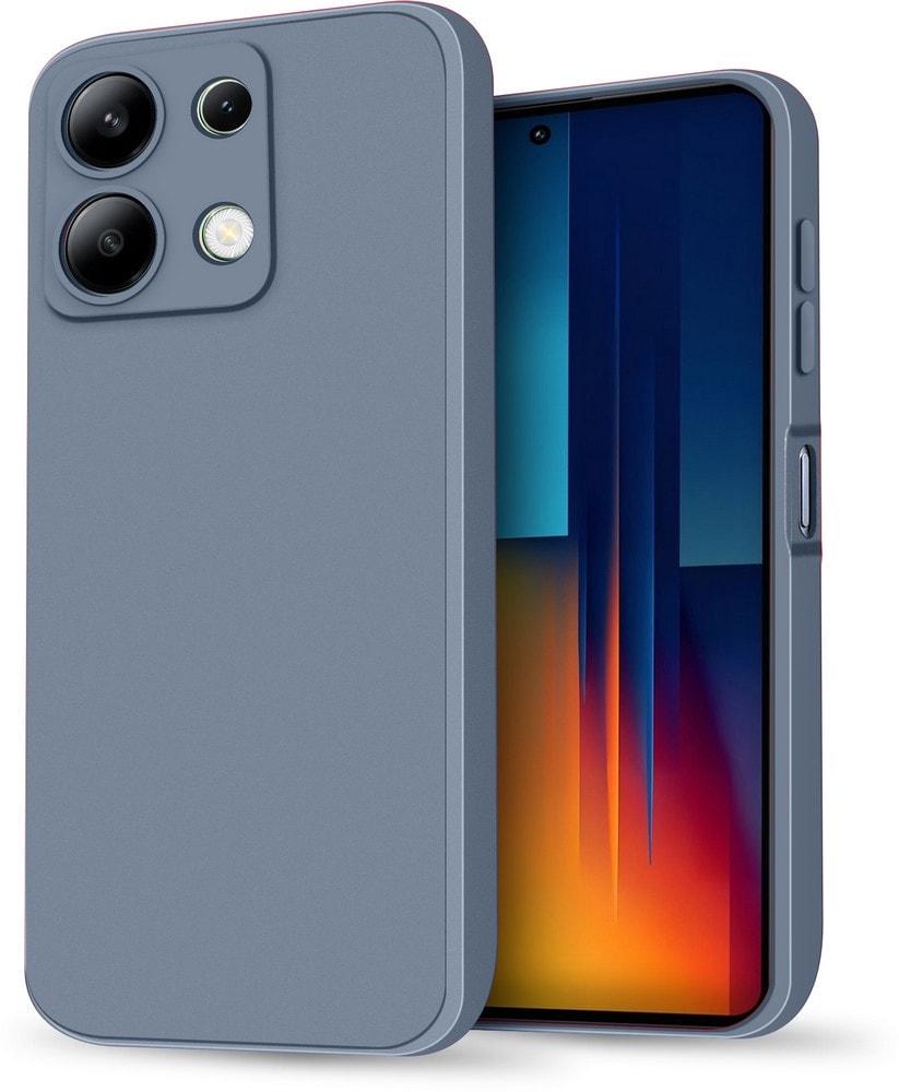 Силиконовый чехол HardCorner Xiaomi Redmi Note 13 5G (с микрофиброй) Gray Blue (35427-6D)