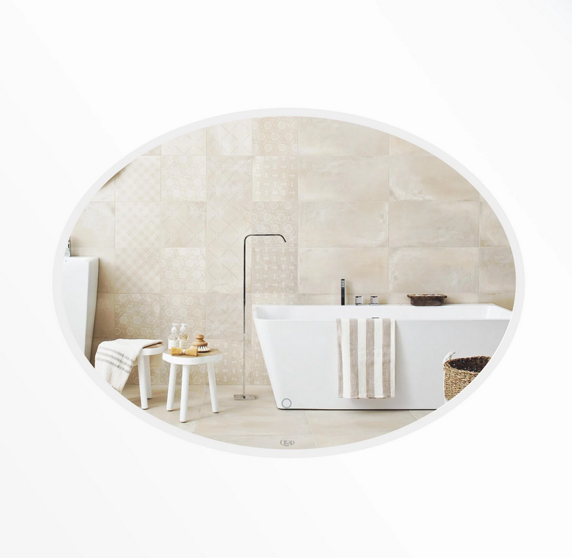 Зеркало Qtap Virgo QT18783502W с LED-подсветкой Touch диммер 780х580 мм