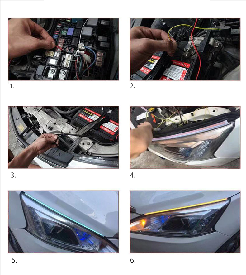 Автомобильные лампы LED Global Solution GS70 H7 3-Color (2268028470) - фото 3