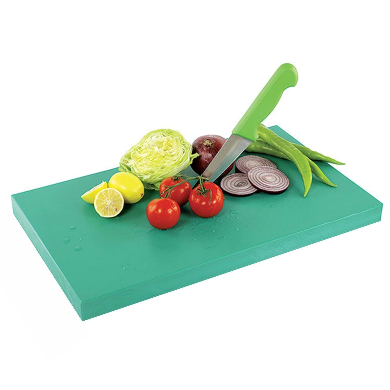 Доска разделочная Yelkar Plastik острые края HACCP 400х600х20 мм Green (YP 1504)