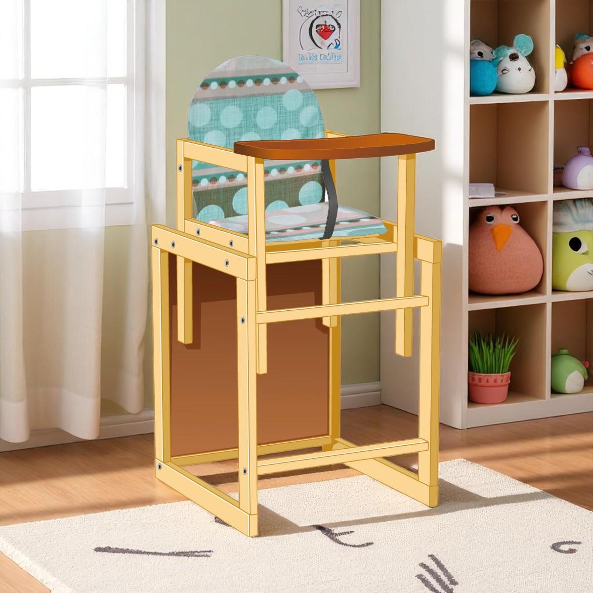 Стульчик для кормления МАСЯ Круги (№1124) - фото 2 Стульчик для кормления МАСЯ Круги (№1124) - фото 2