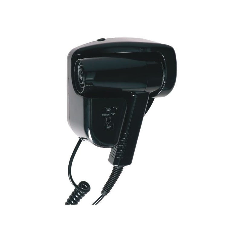 Фен JVD Piccolo Pro PR 1200W с розеткой Черный (10123)