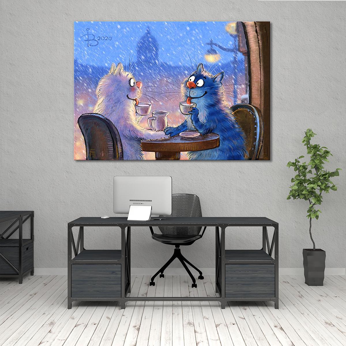 Модульная картина Романтика февраля 1 модуль 50x75 см