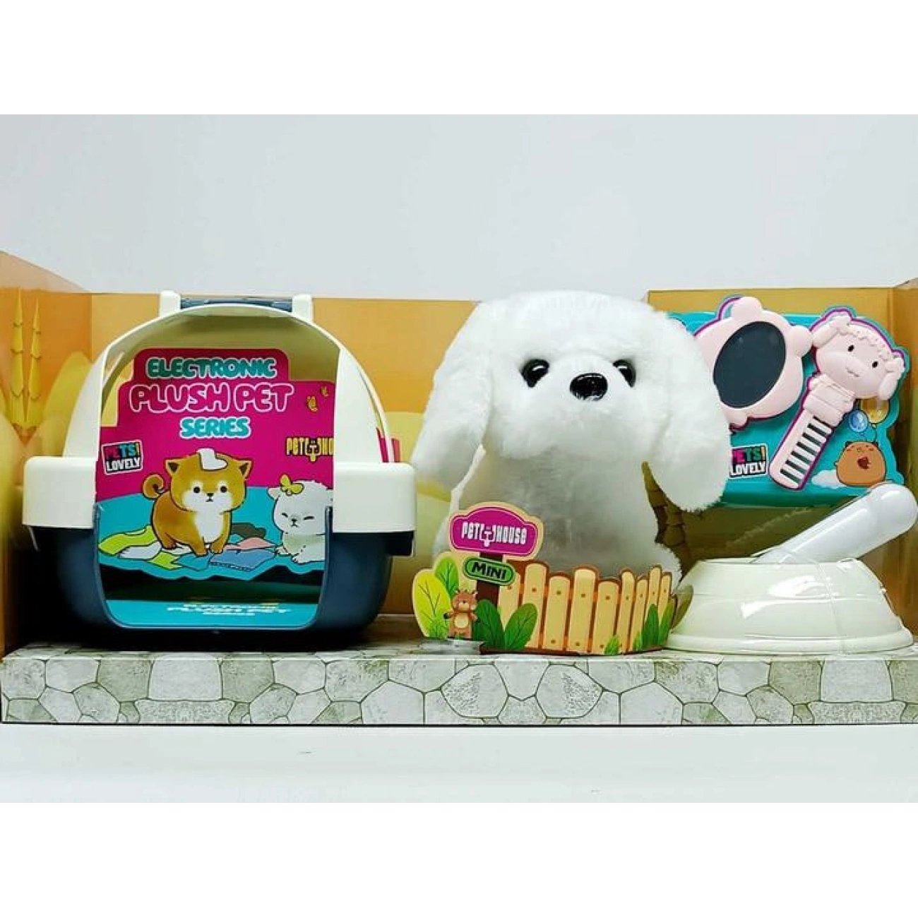 Интерактивный песик 070-1B со звуковыми эффектами и набором для игры White (29195011) - фото 3