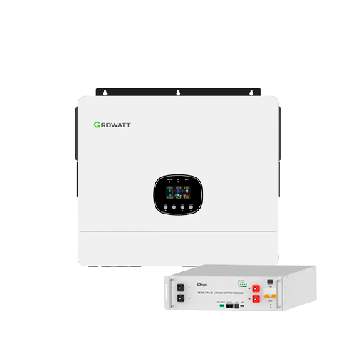 Комплект автономного енергозабезпечення Growatt SPE 8000 ES 8kW та Deye SE-G5.1 Pro-B 5,12kWh White (34618300)