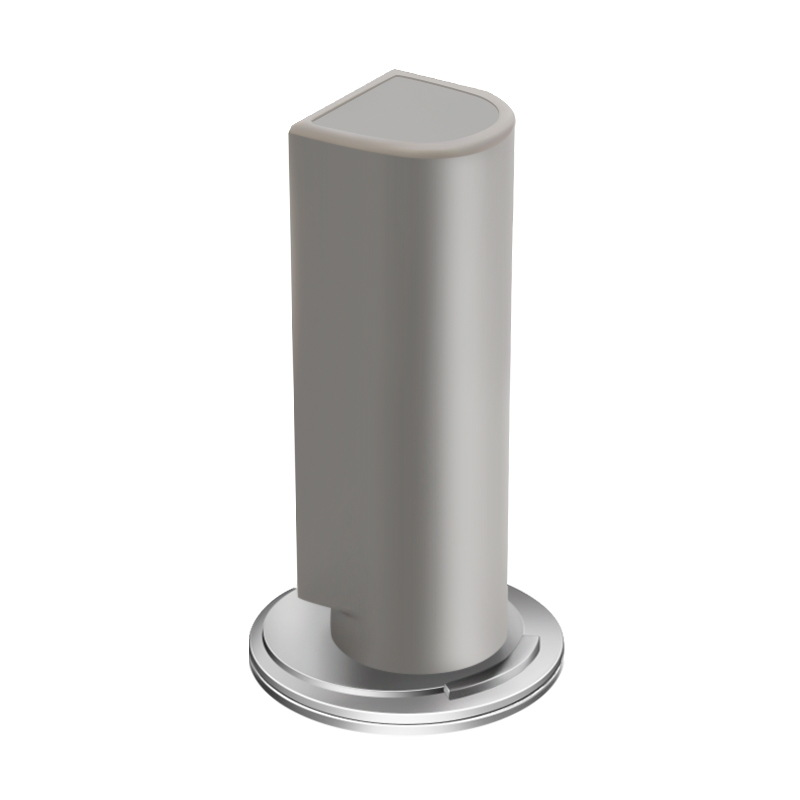Магнитный стопер ограничитель для дверей напольный Серый (31411950)