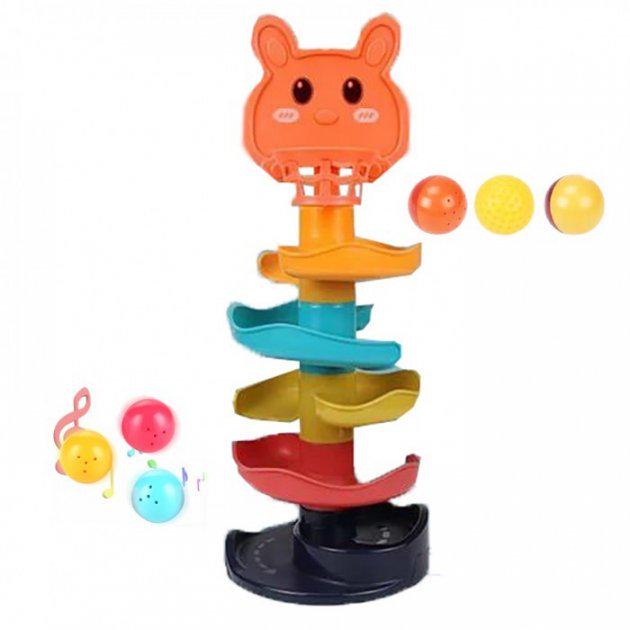 Развивающая игра для малышей Bambi Спуск с мячиками 5 этажей (668-119)
