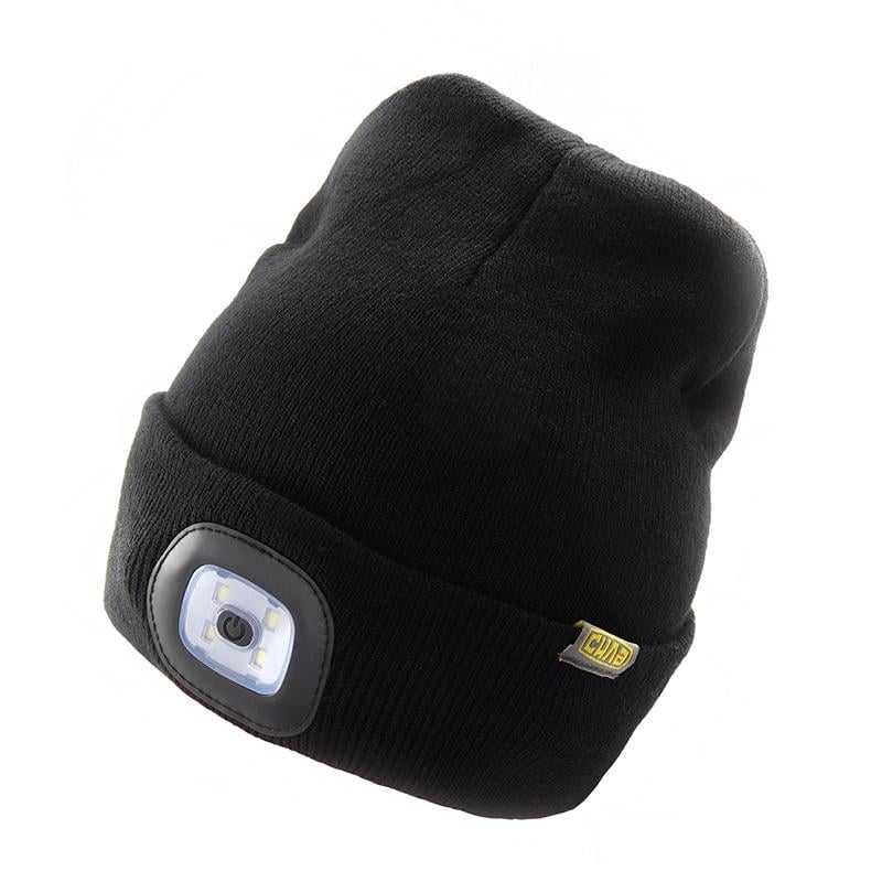 Шапка с фонариком Сила 200 Лм 300 мАч Черный (900533)
