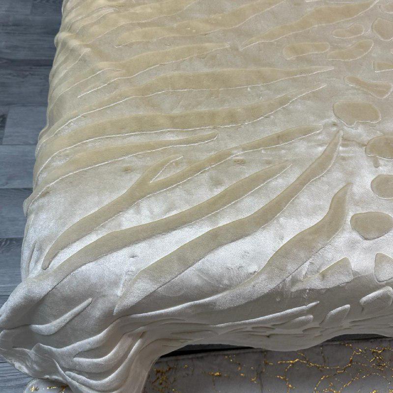 Покрывало на кровать акриловое 200x230 см Молочный (28857540) - фото 10