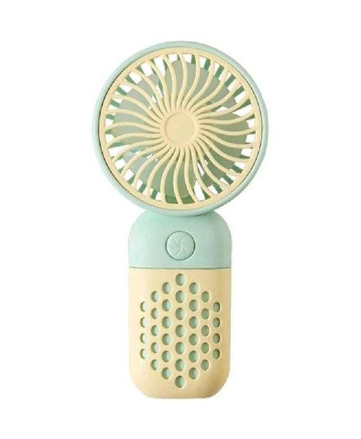 Вентилятор ручной Mini Fan аккумуляторный c USB-зарядкой Z8 Салатовый с желтым (7186) Вентилятор ручной Mini Fan аккумуляторный c USB-зарядкой Z8 Салатовый с желтым (7186)
