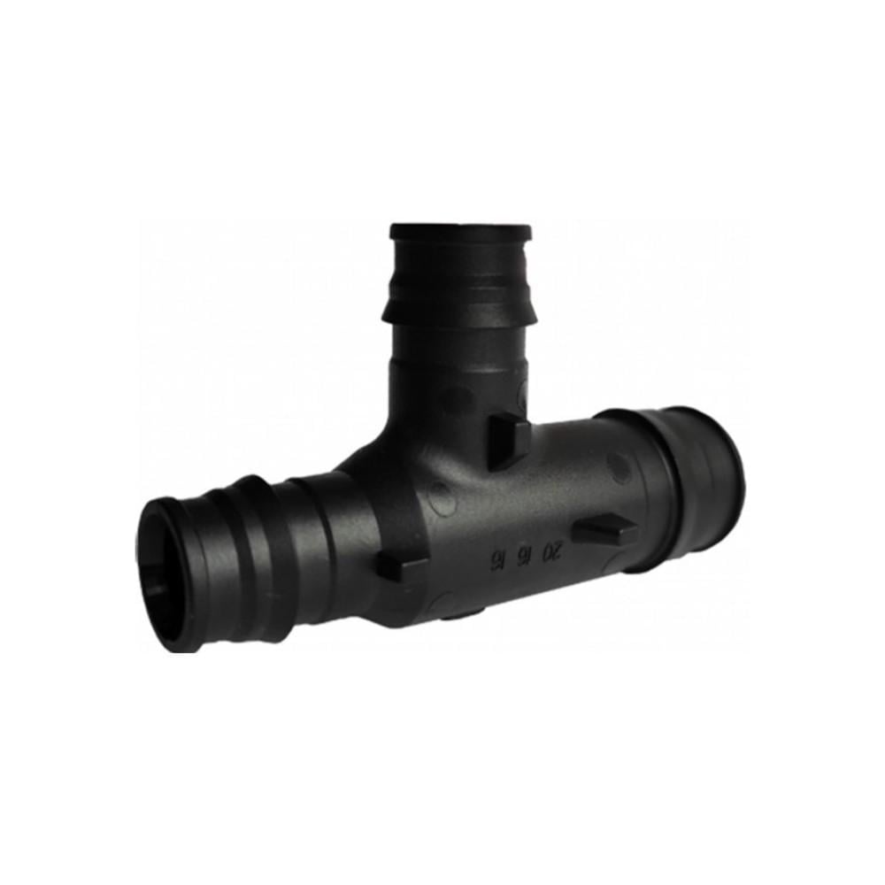 Тройник редукционный Heat-PEX со суженным торцевым проходом d 20x20x16 мм (FET202016-P)