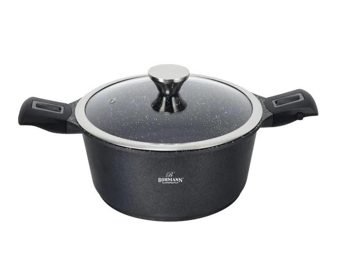 Кастрюля Bohmann с гранитным покрытием и съемными ручками 4,3 л (BH-1730-24CR) Кастрюля Bohmann с гранитным покрытием и съемными ручками 4,3 л (BH-1730-24CR)