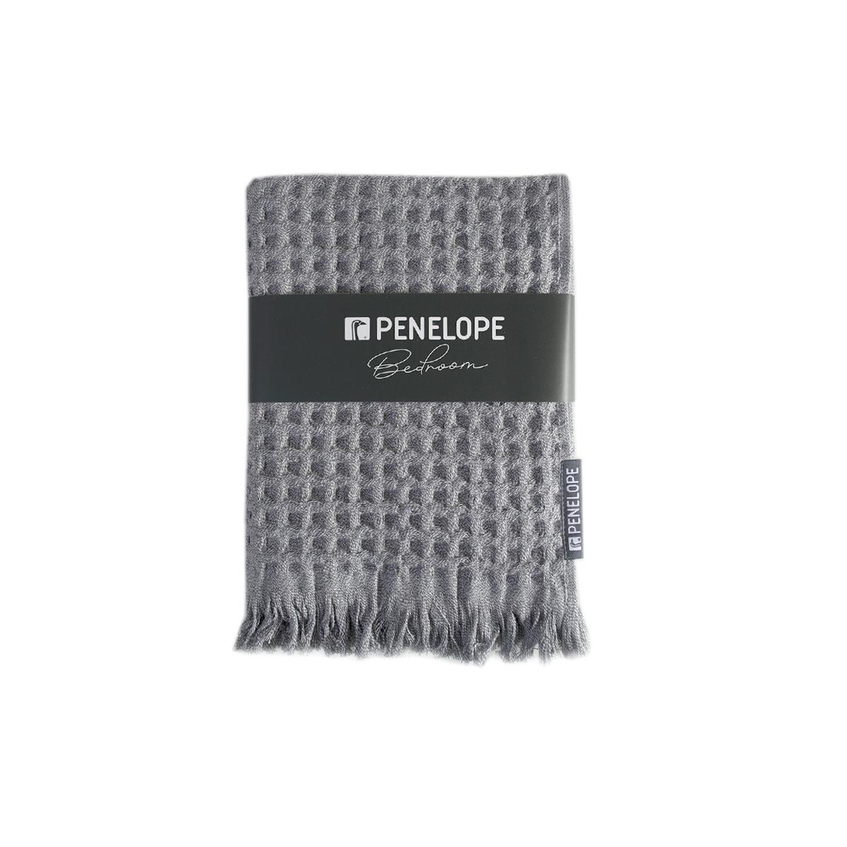 Рушник Penelope Eve Waffle antrasit 275 г/кв. м 90х150 см Антрацит (svt-2000022309714)